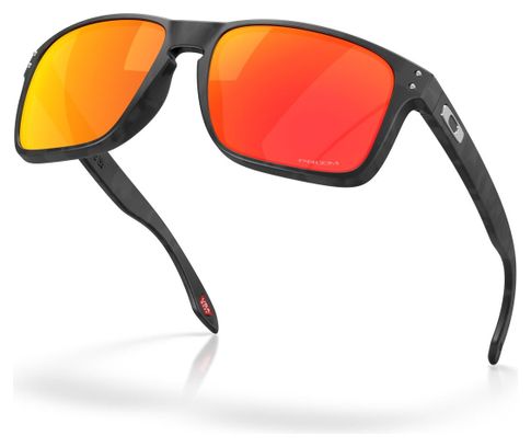 Lunettes Oakley Holbrook XXL - Matte Black Camo / Prizm Ruby / Ref : OO9487-0661