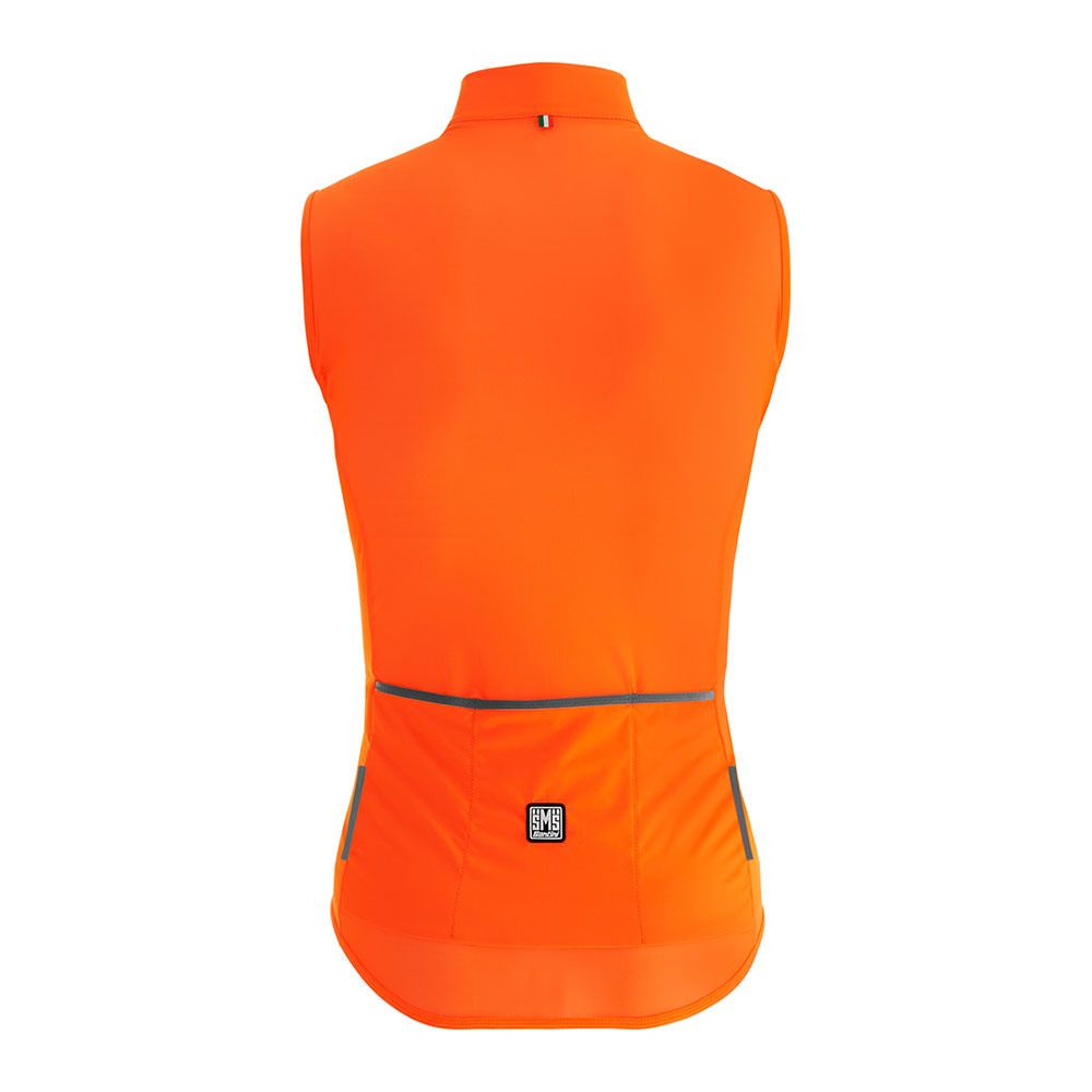 Santini NEBULA - Gilet Homme orange fluo
