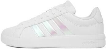 Adidas Grand Court 3.0 Kindersneakers Wit 2 3 Mesh Synthetisch