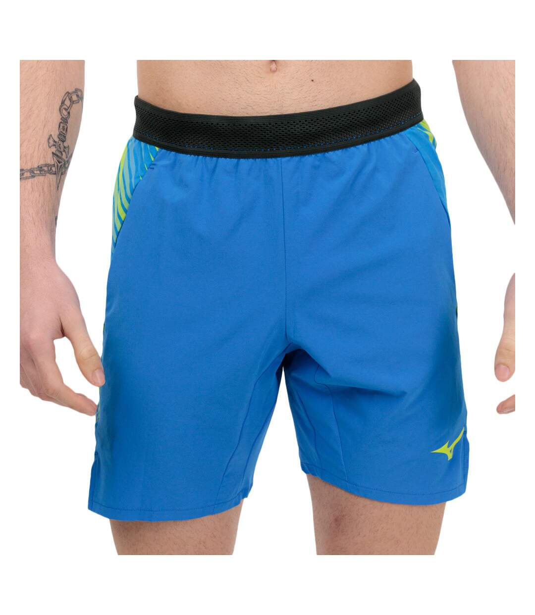 Short de Tennis Bleu Homme Mizuno 8 In Amplify