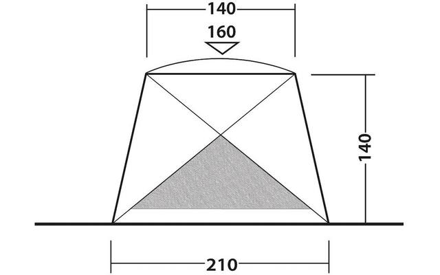Outwell Beach Shelter Compton 2 Strandzelt für 2 Personen