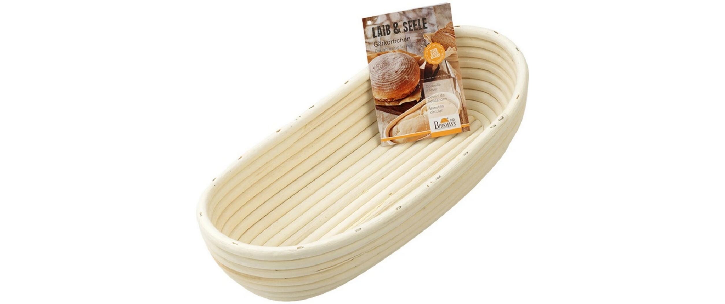 Gärkörbchen Laib und Seele 30 x 14 cm, BeigeKörbchen für gleichmässige Gärung