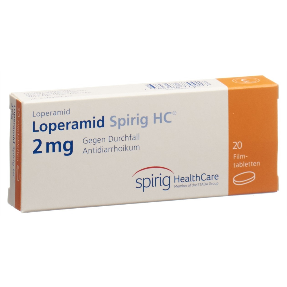 LOPERAMIDE Spirig HC Filmtabl 2 mg Blist 20 Stk