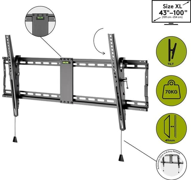 TV vægbeslag Pro TILT (XL)