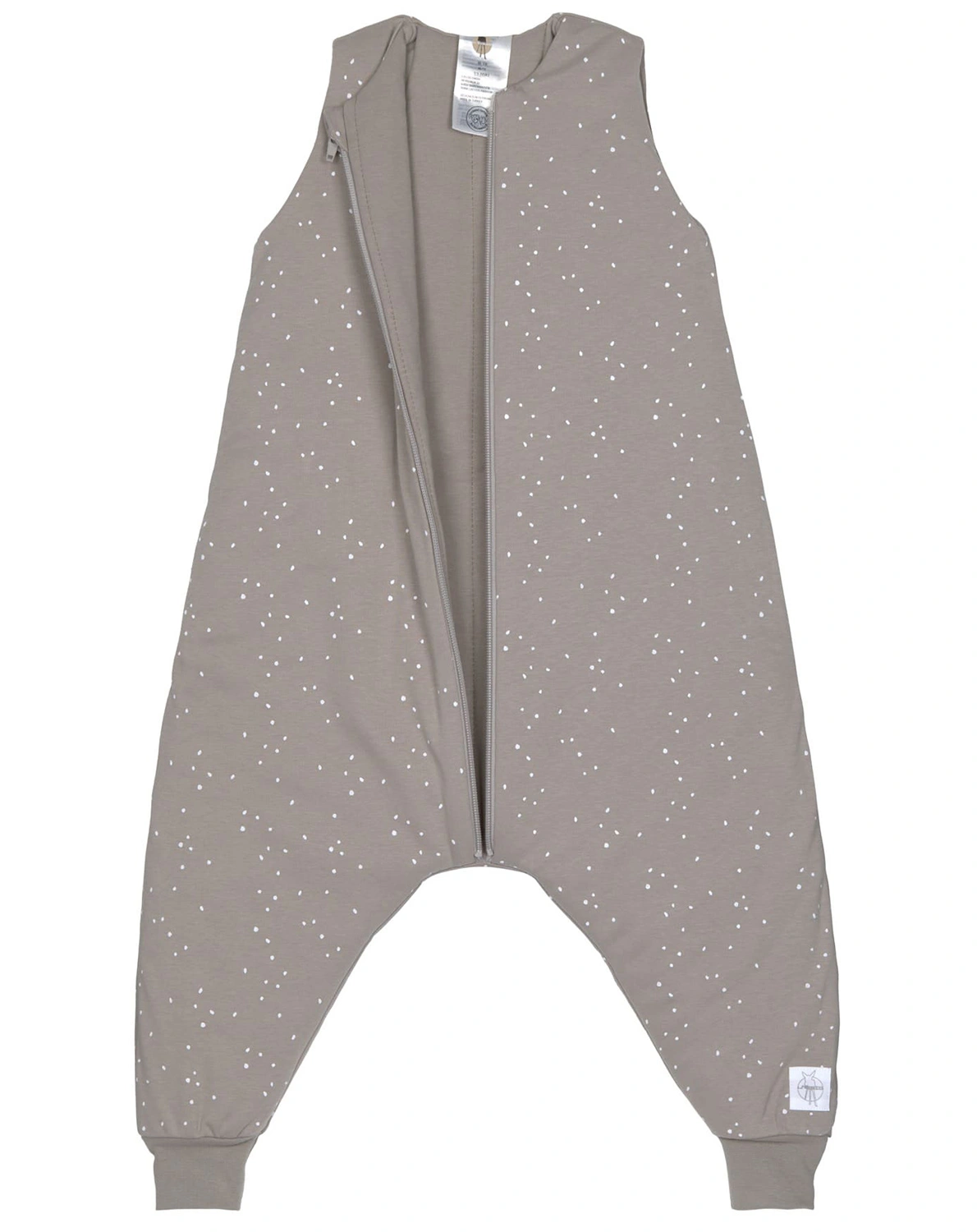 Babyschlafsack SPRINKLE mit Hosenbeinen (92cm) in taupe