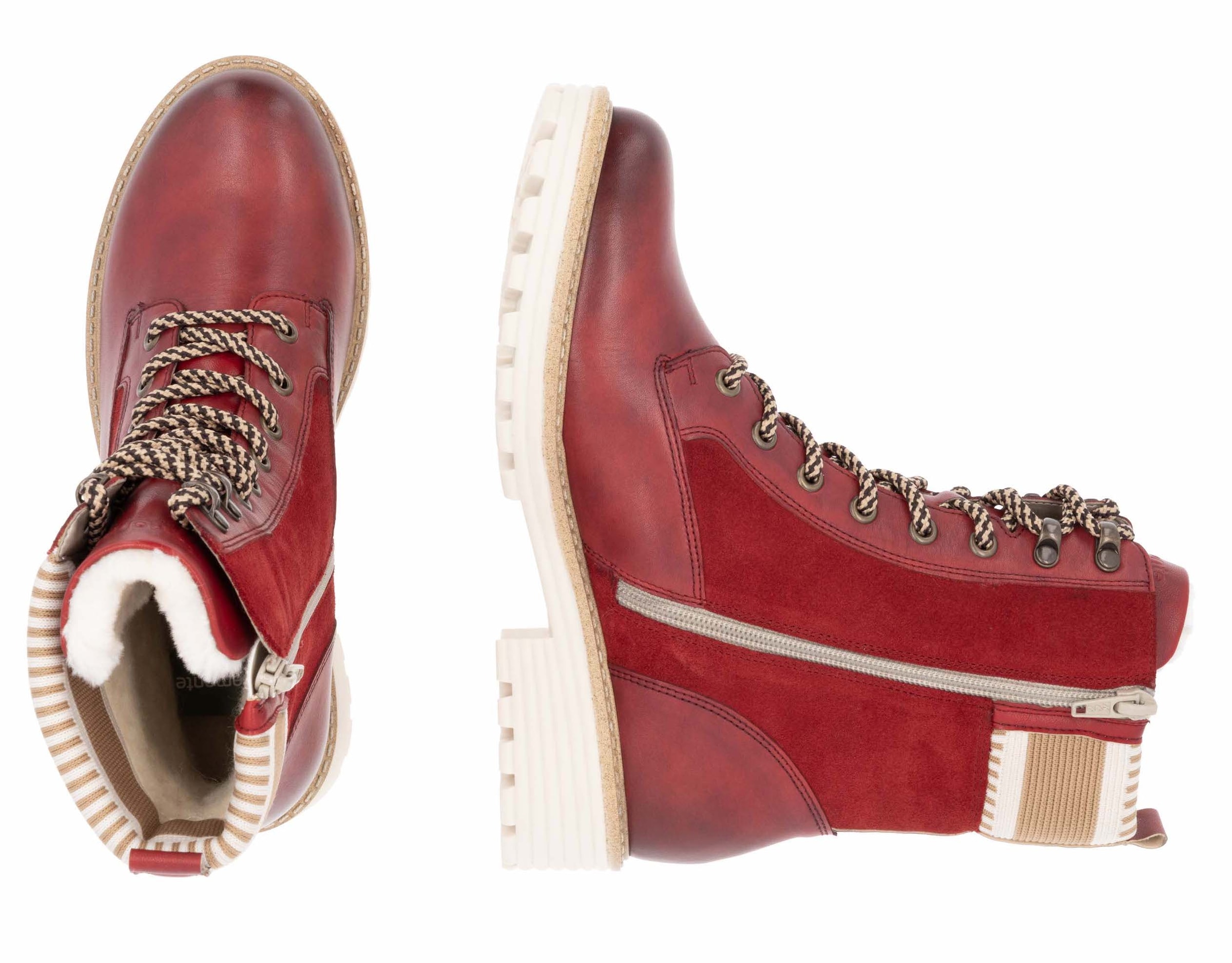 Remonte Winterboots »Elisabeth Hurley-Collection«  , Schnürboots, Schnürstiefelette mit wasserabweisender TEX-Membran