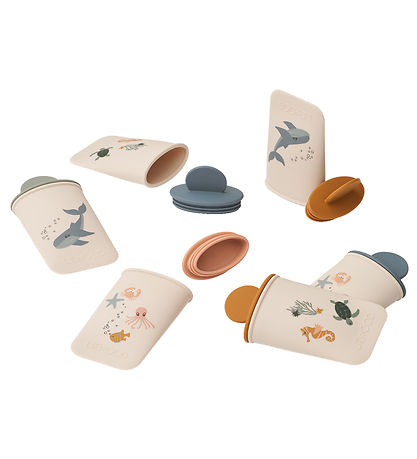 Liewood Eisformen - Malik - 6er-Pack - Sea Kreatur/Sandy