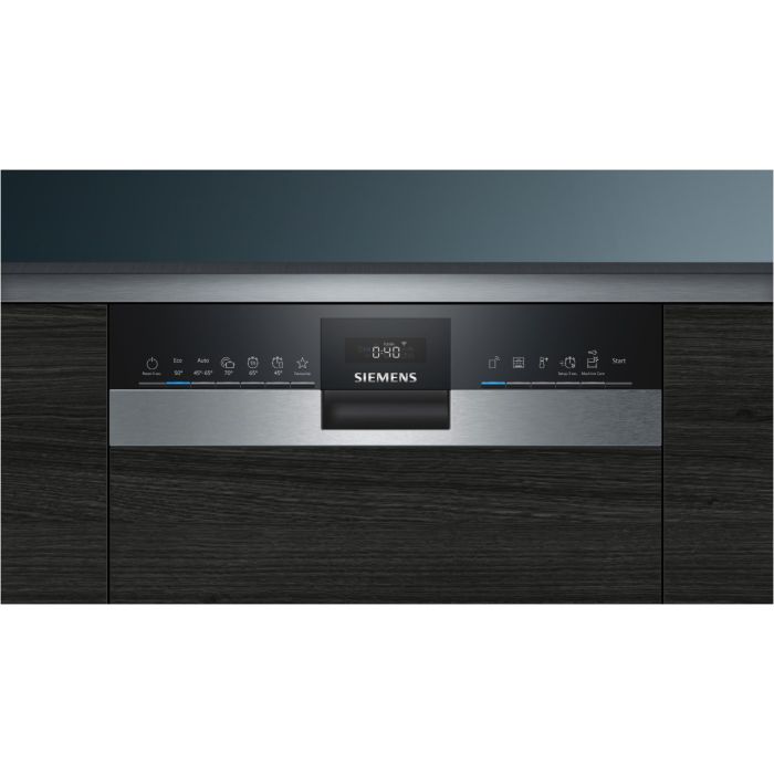 Siemens teilintegrierter Geschirrspüler iQ300 SR53HS64KE Edelstahl