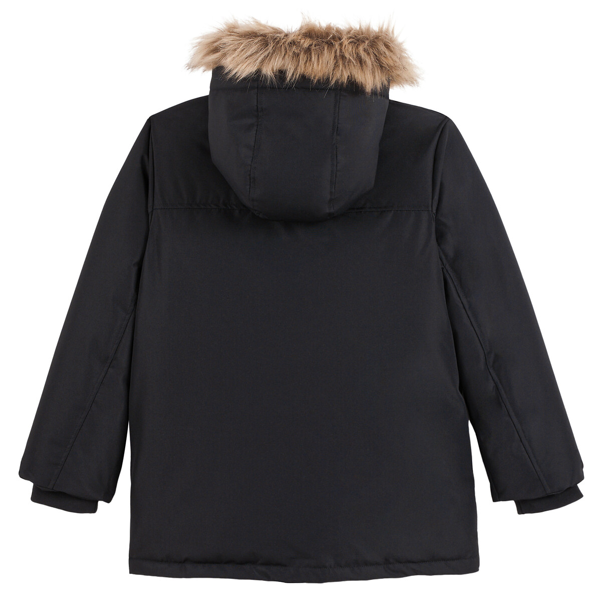 COLEÇÕES LA REDOUTE<br>Casaco quente com capuz, forrado com sherpa