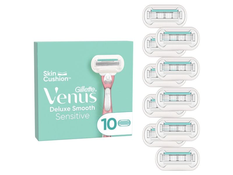 Gillette Venus Rasierklingen Deluxe Smooth Systemklingen 10 Ersatzklingen für manuelle Rasierer