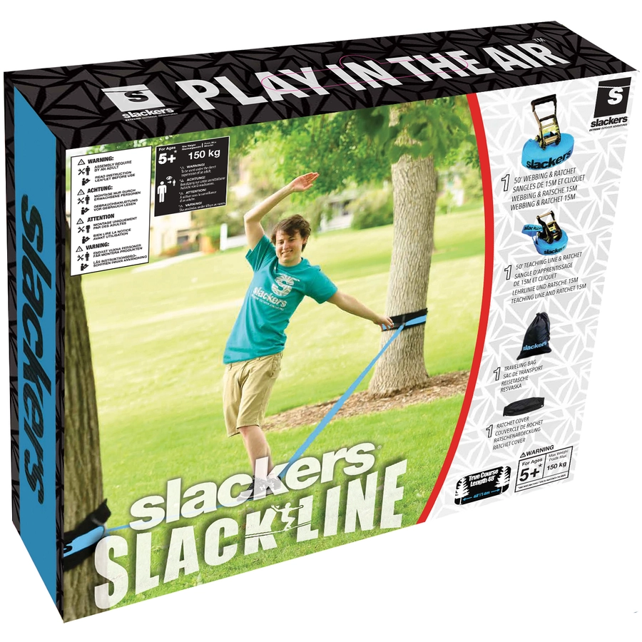 slackers® Slackline Classic Inkl. Teaching Line