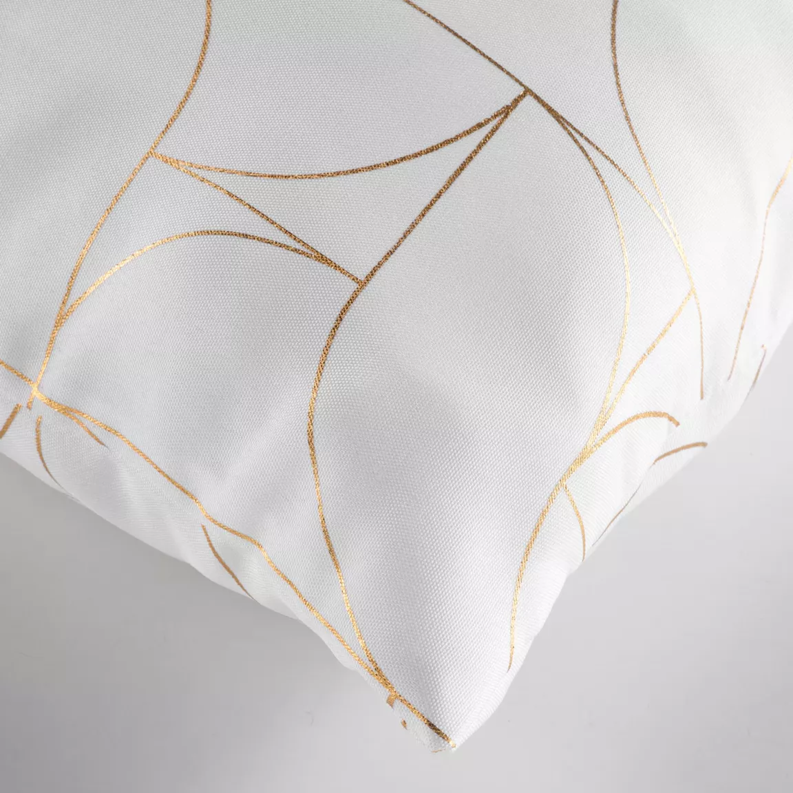Coussin carré (60 x 60 cm) Louxor Blanc
