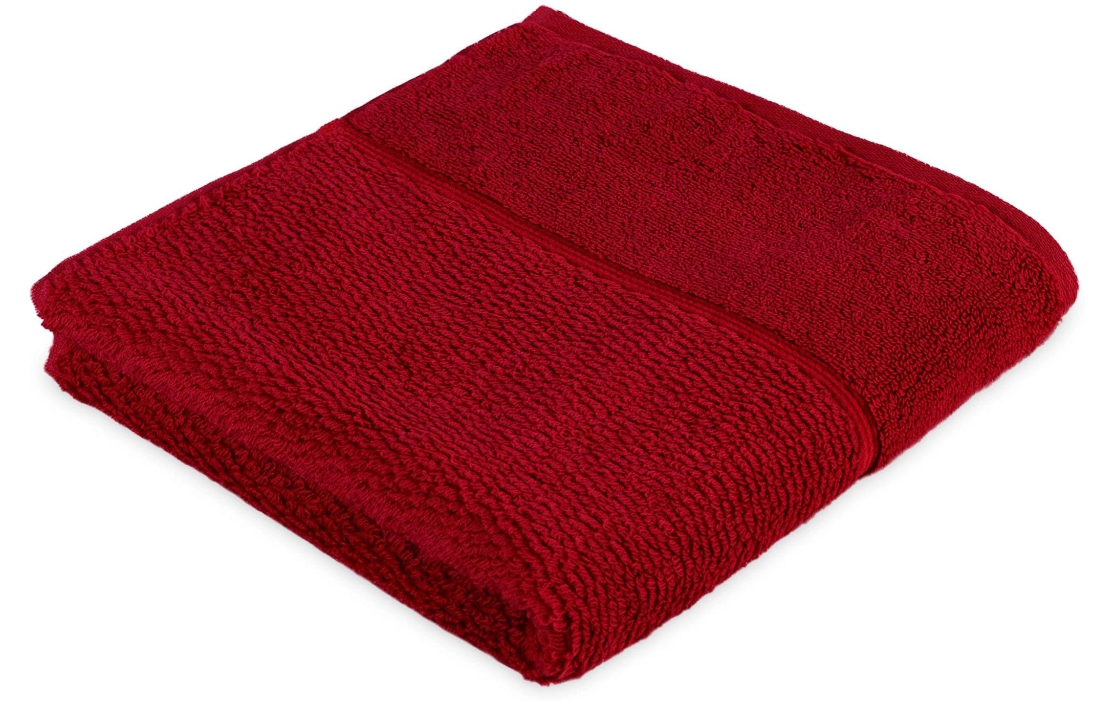 frottana Handtuch »Pearl 50 x 100 cm, Rot«