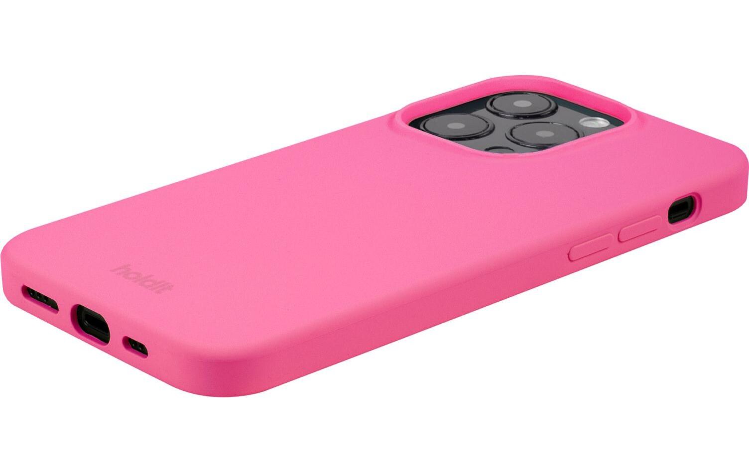 Back Cover Silicone iPhone 15 Pro PinkModerne Handyhülle aus ultradünnem und griffigem Silikon für das Apple iPhone 15 Pro