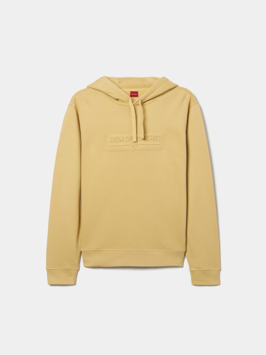 Sweatshirt de algodão com capuz