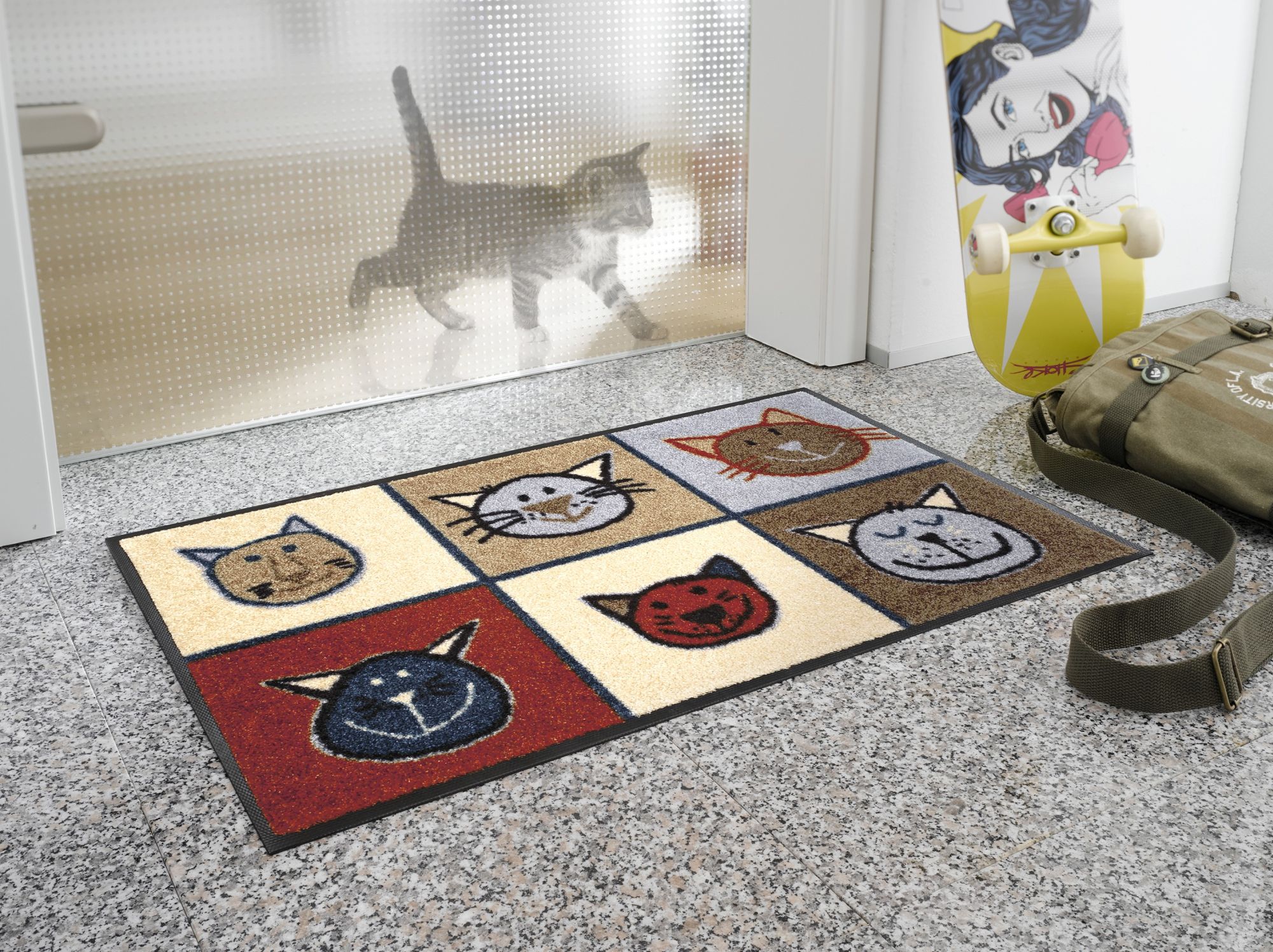 Fußmatte Miau Miau
