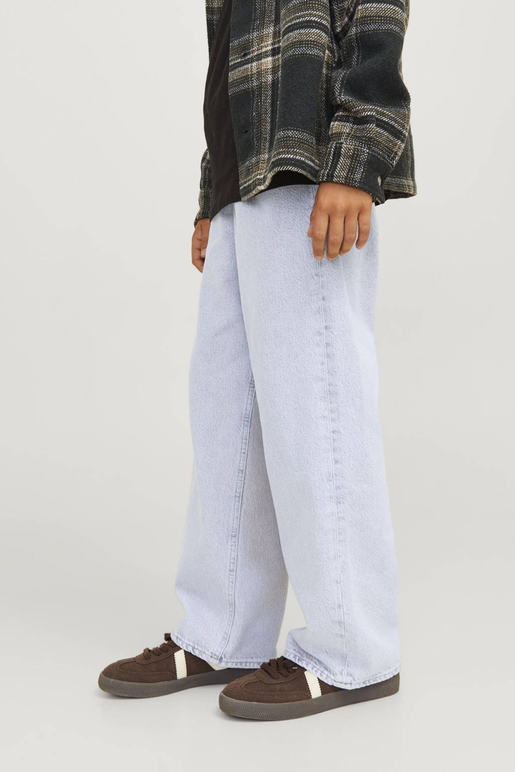 JACK & JONES loose fit jeans JJIALEX JJCLASSIC light blue denim