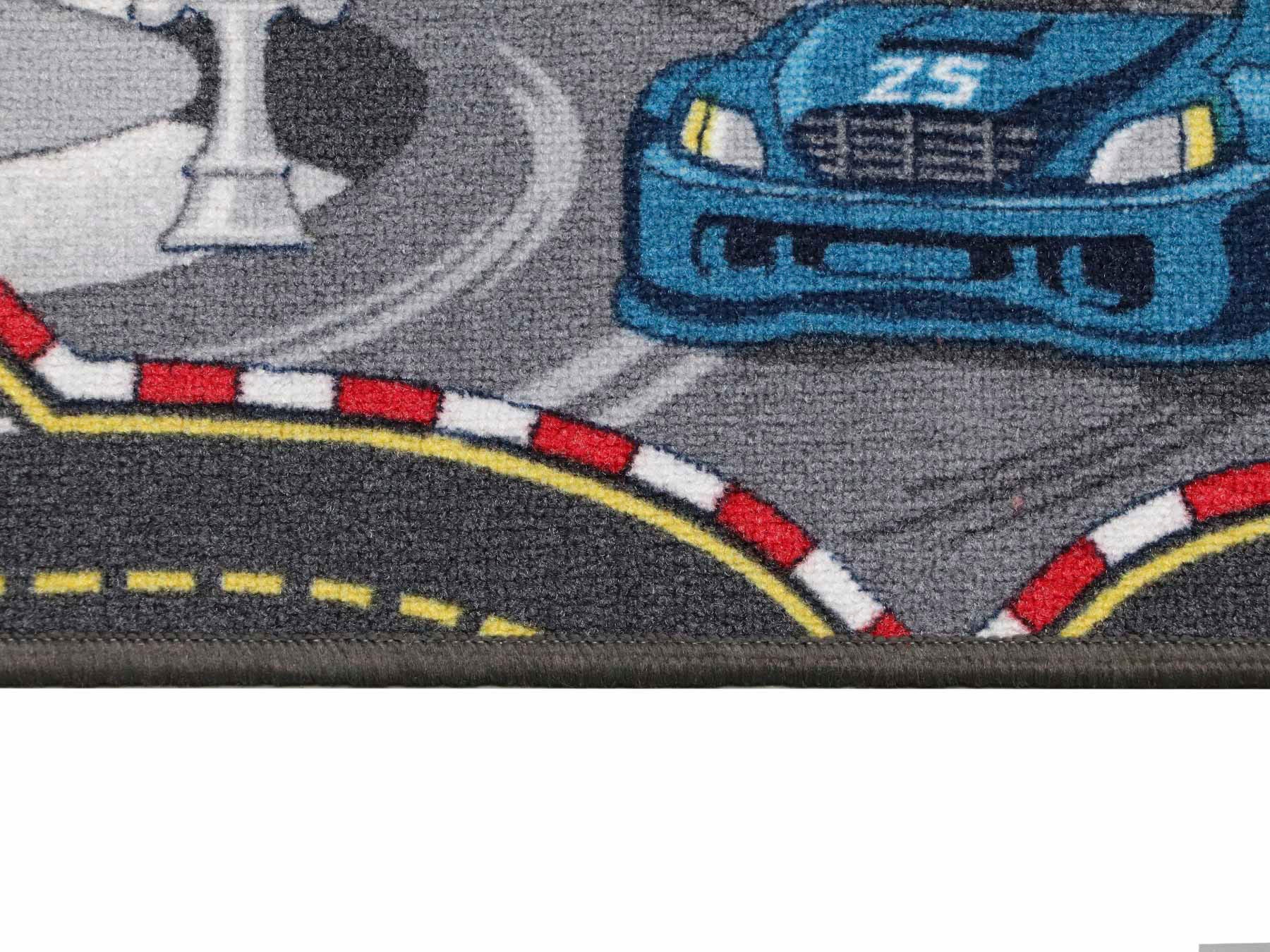 Primaflor-Ideen in Textil Kinderteppich »Spielteppich CARS« rechteckig 6,5 mm Höhe Kurzflor, Strassen-Spiel-Teppich, Motiv Autos, Kinderzimmer