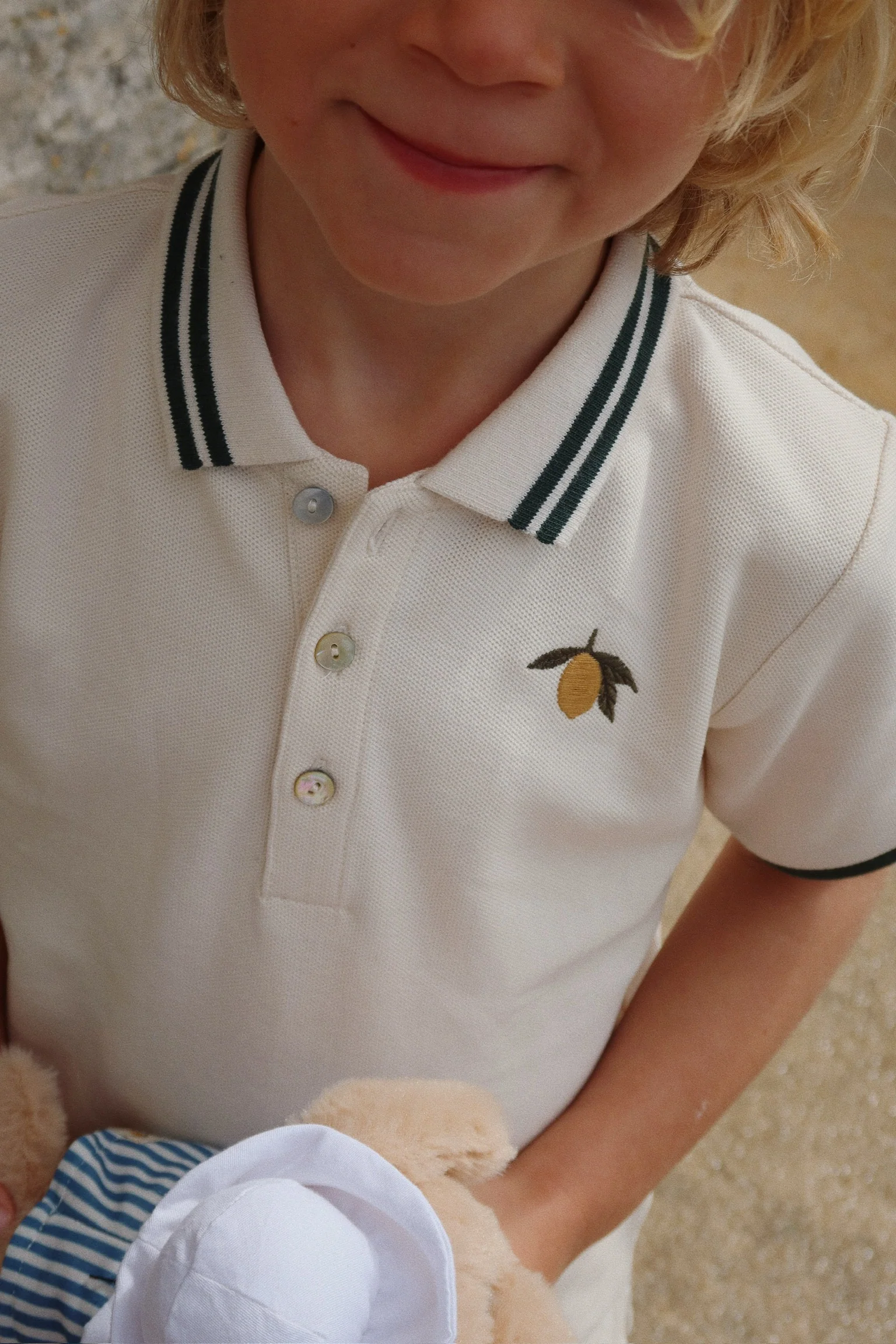 Florian polo - antique white - 12M