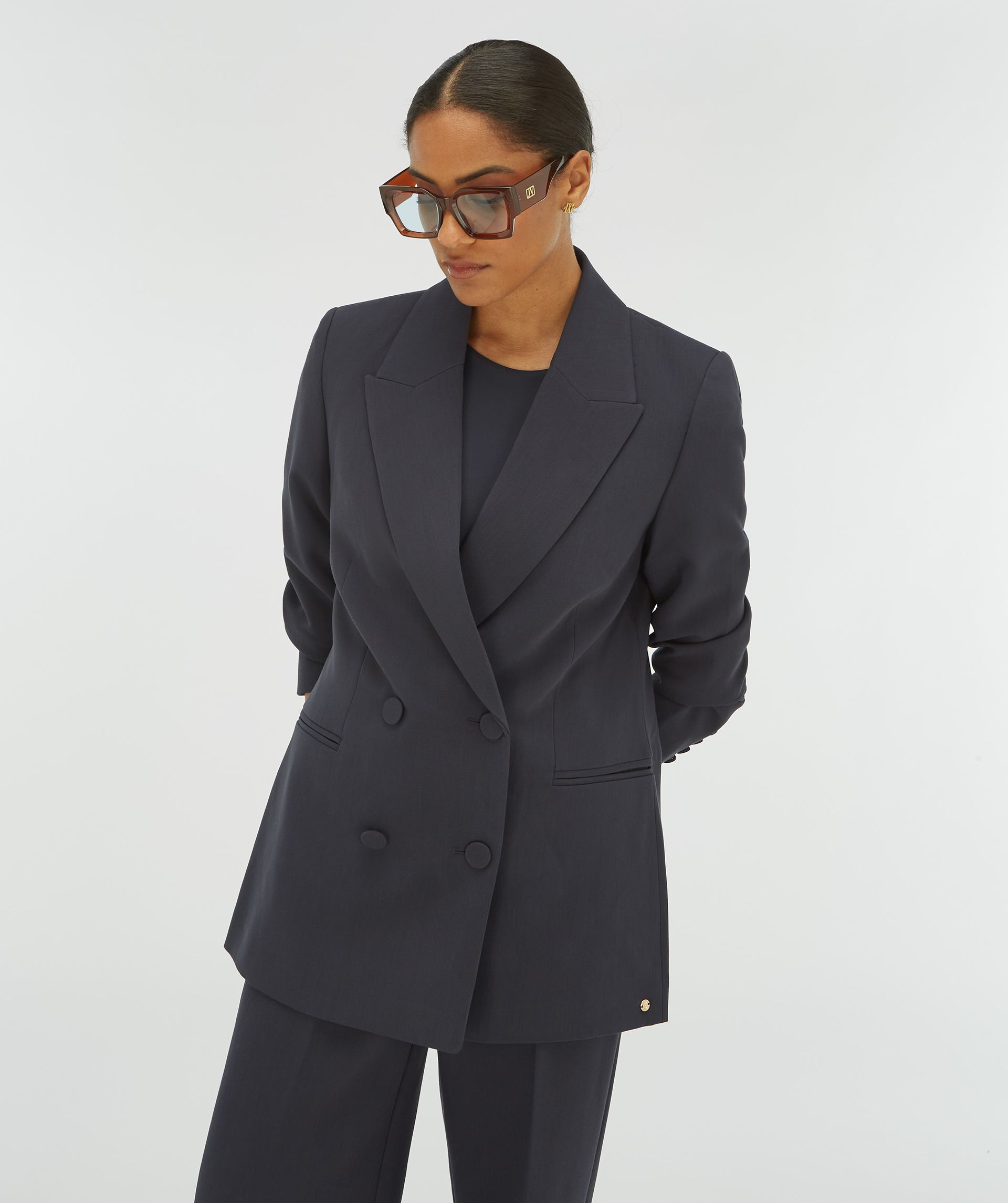 JV-DILLEN straight fit blazer - dark blue