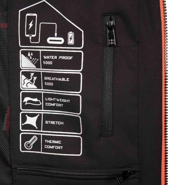 Veste softshell AULP VEGAS ANTHRACITE MELANGE