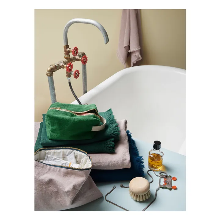 La cerise sur le gâteau Trousse de toilette Cube Iona | Vert