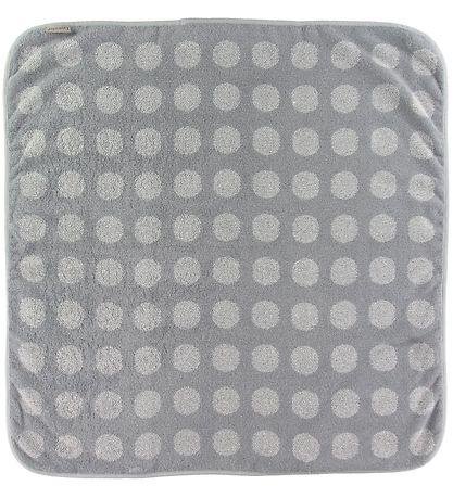 Leander Babyhandtuch - Matty - 80x80 cm - Cool Grey m. Punkte
