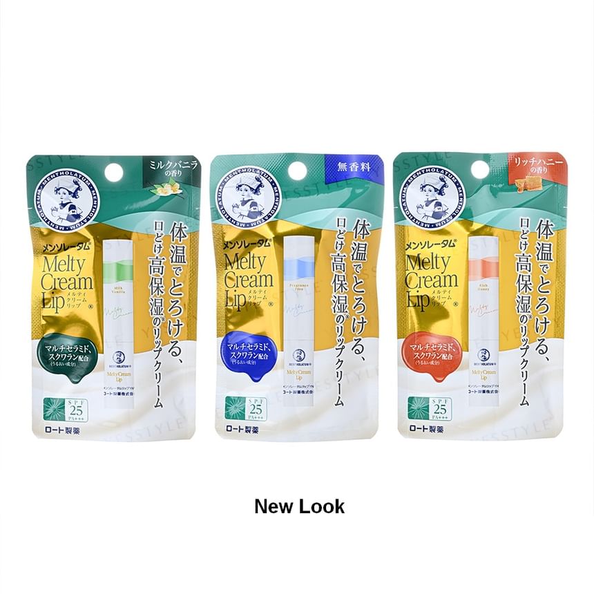 Rohto Mentholatum - Melty Cream Lip Balm SPF 25 PA+++