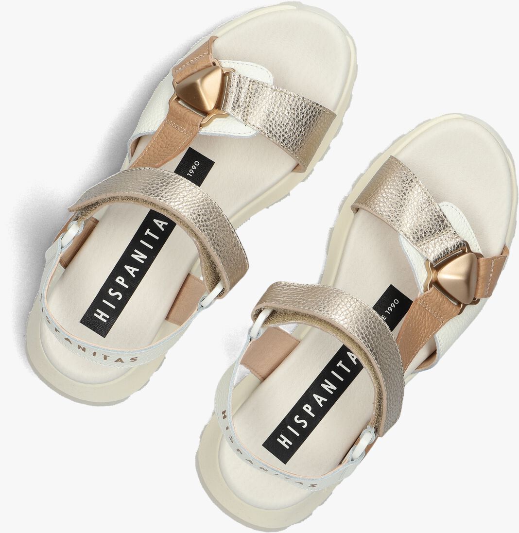 witte hispanitas sandalen met hak chv264807