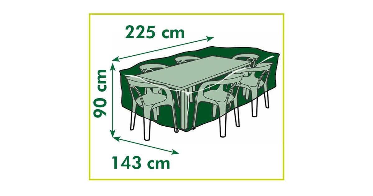 NatureTuinmeubelafdekhoes voor stoelen en tafels afdekking  (Grijs, 6030602)