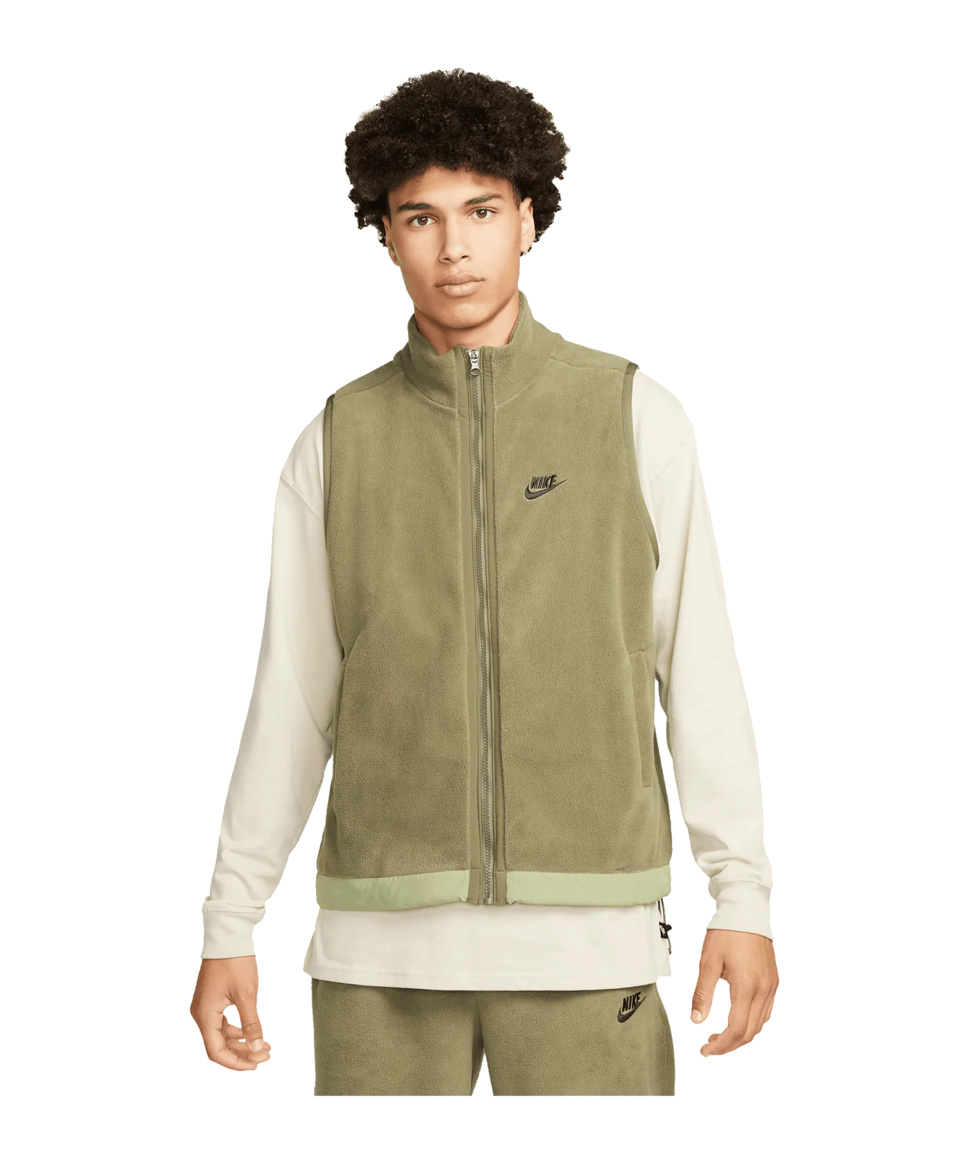 Nike Club+ Fleece Winterized Weste Grün F222