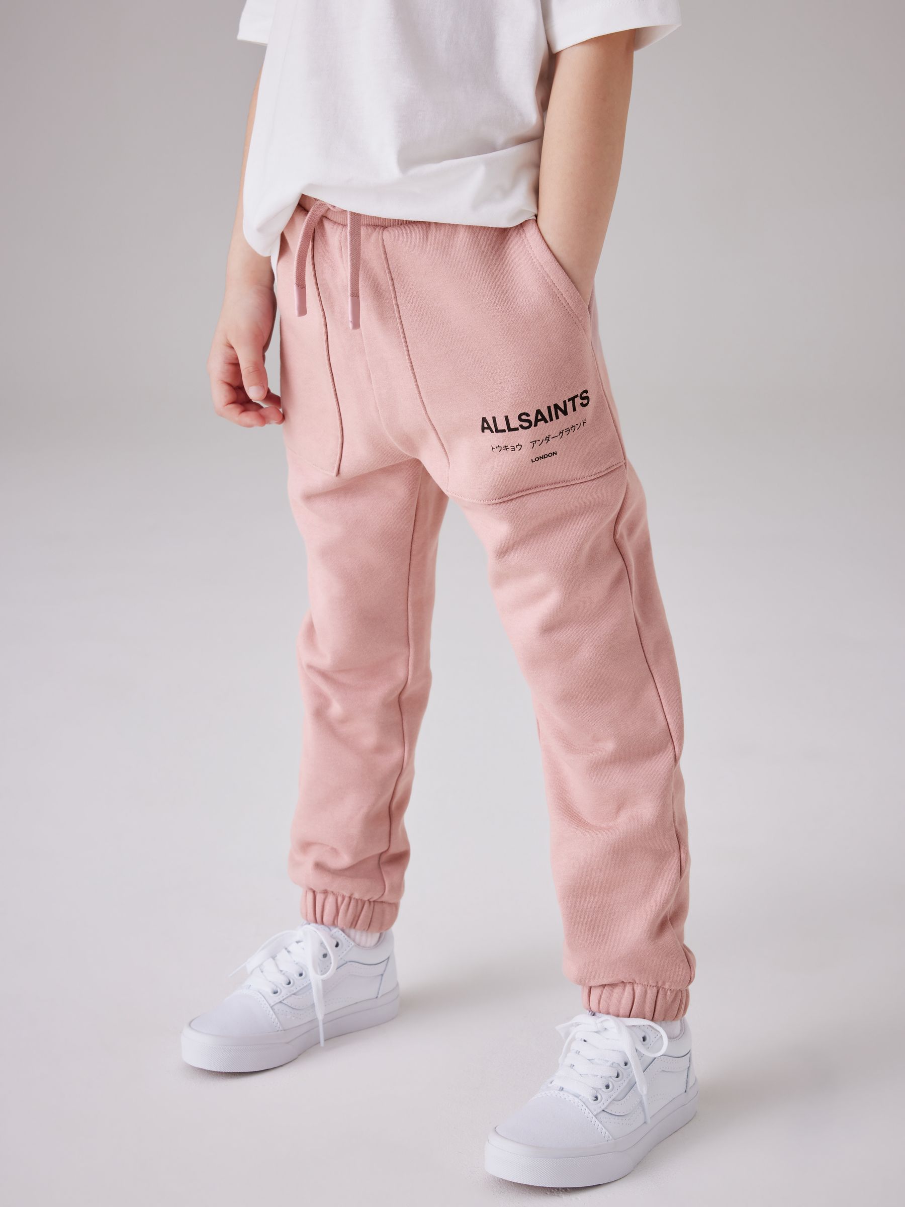 smALLSAINTS Underground joggingbroek van 100% katoen met omslag voor meisjes