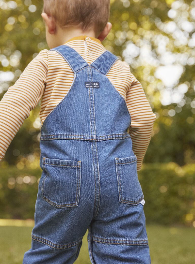 Salopette bleue en jean