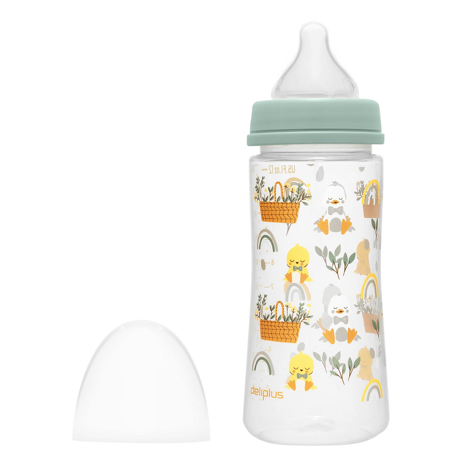 Biberon tétine silicone Deliplus 360 ml avec trois positions +1 mois