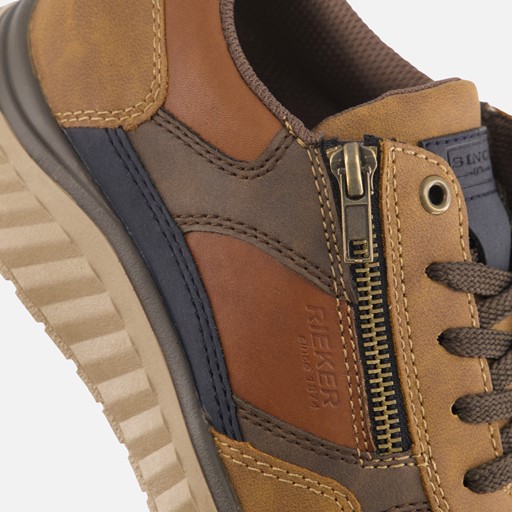 Rieker Sneakers bruin Textiel