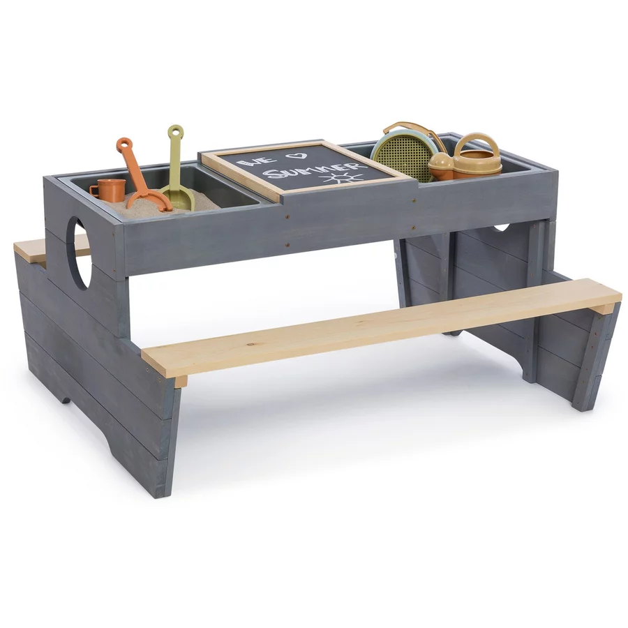 MUDDY BUDDY® Spieltisch Creator, natur-wolkengrau