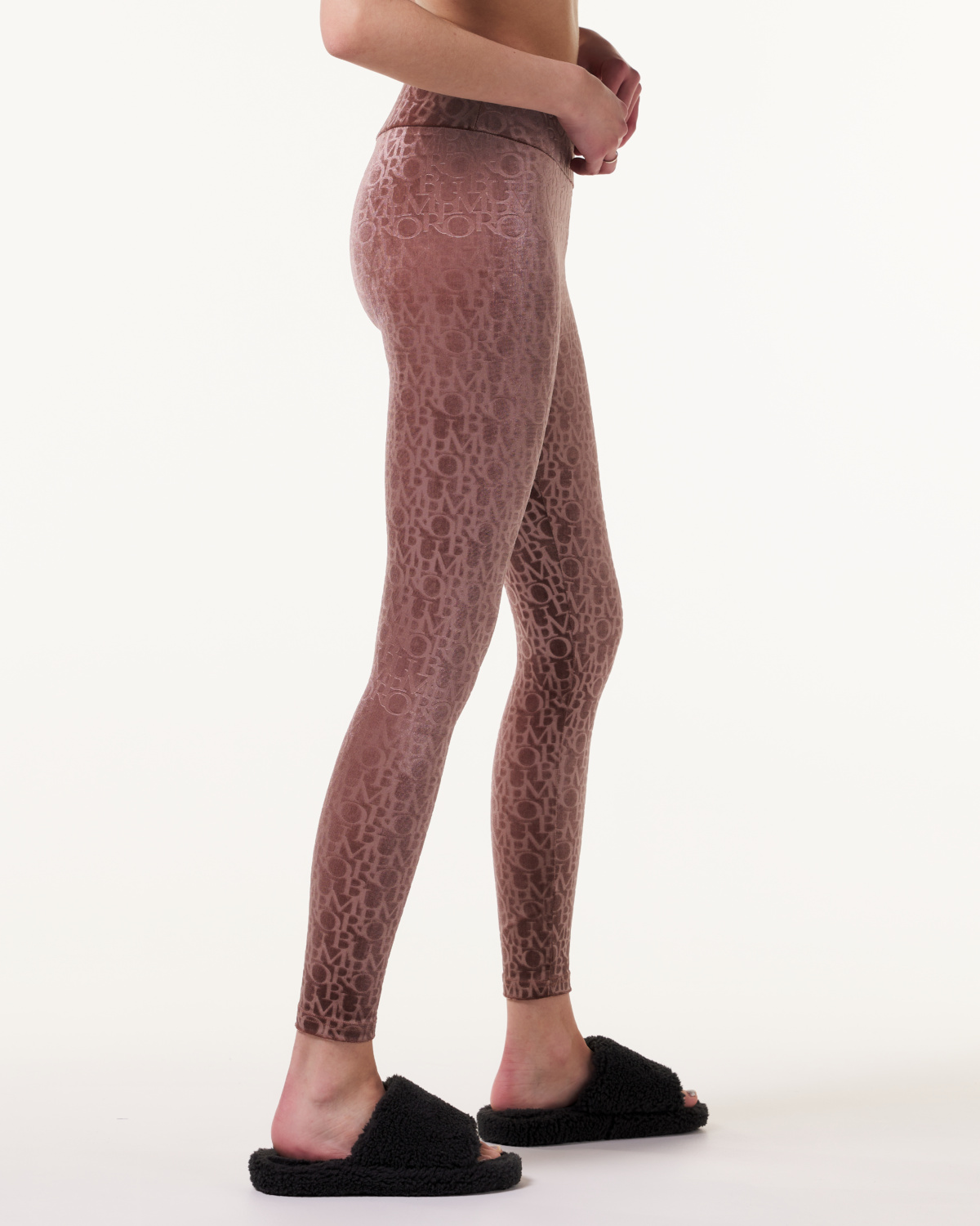 Bumpro Logomania Velour Tights Red Mustang