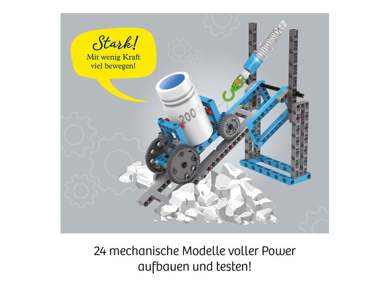Kosmos Experimentierkasten Simple Machines Mechanik-Bausatz für 24 Modelle