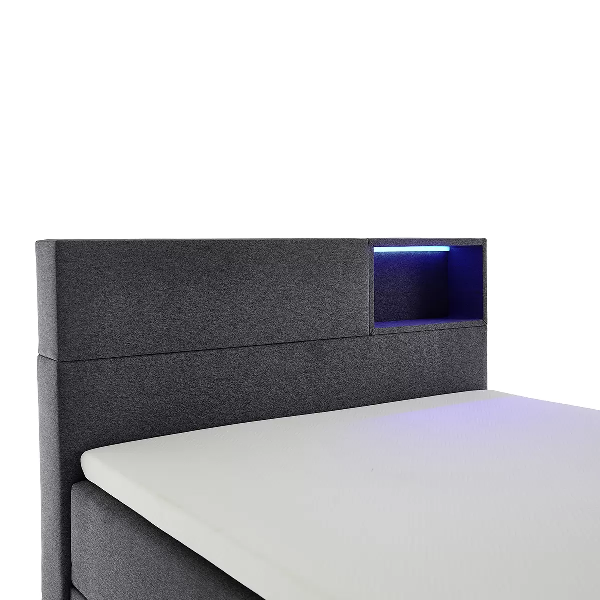Boxspringbett Caja 120x200 Anthrazit
