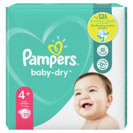 Pampers Baby dry maat 4+ luiers carry pack