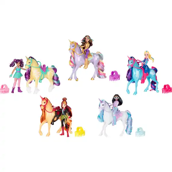 Unicorn Academy Kleine Puppe & Einhorn