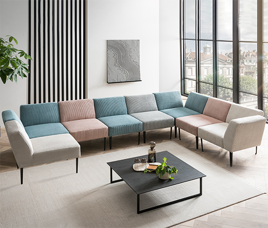 DOMO collection Sessel »Karlsborg Leif55«, grau