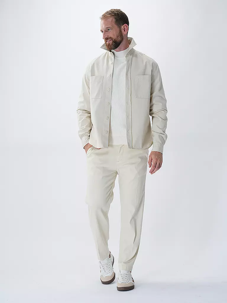 BOSS Jeanshemd creme