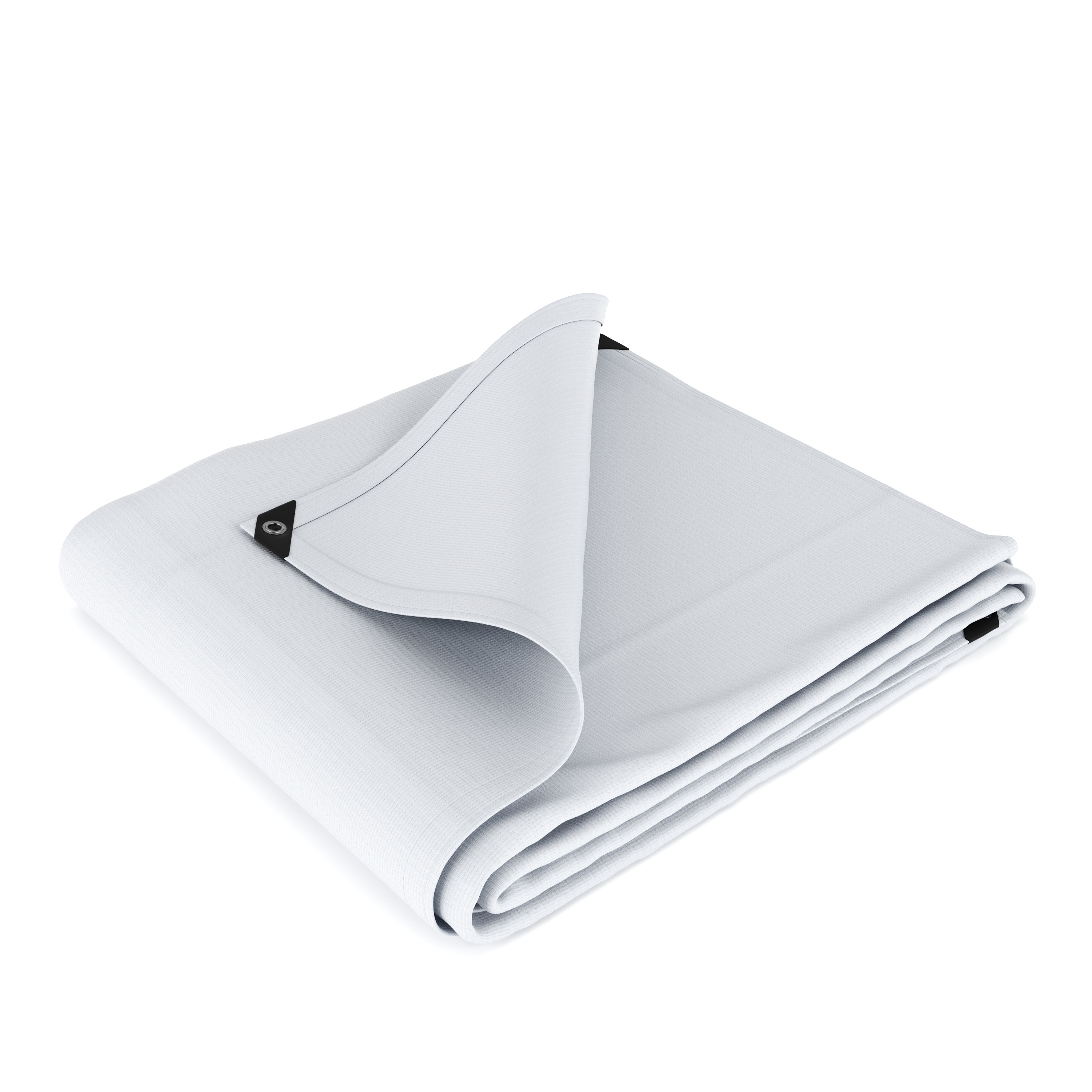 Abdeckplane PVC 450g/m2 weiss 2 x 3 m