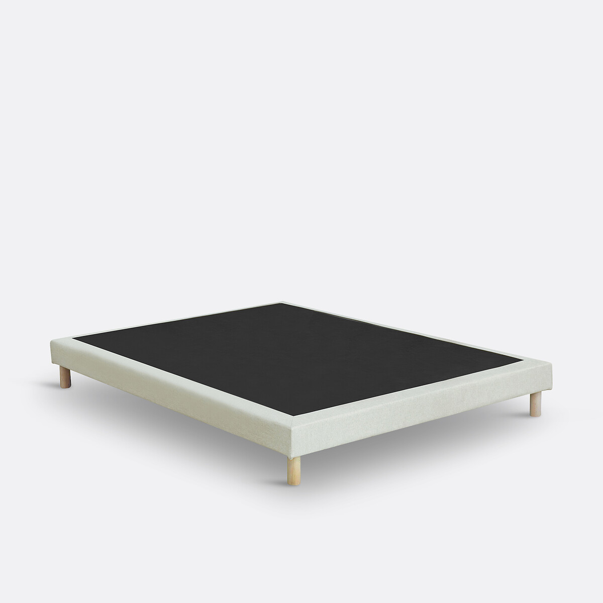 LA REDOUTE INTERIEURS<br>Base de cama estofada com 12 ripas e pés