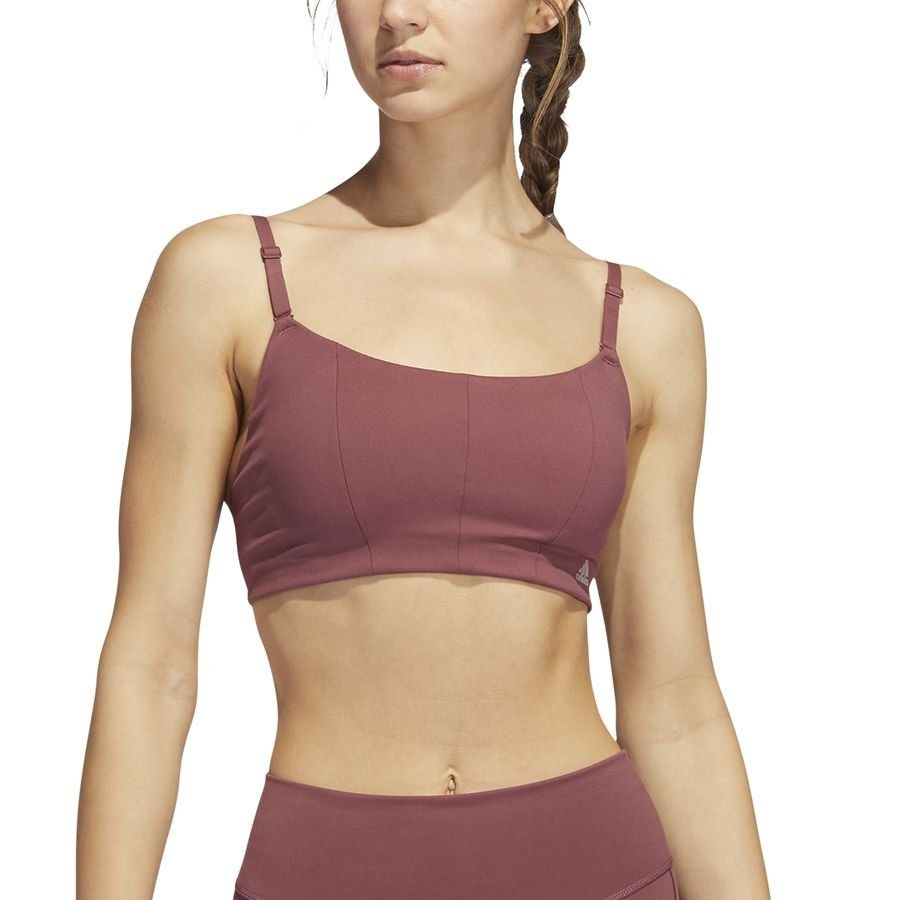 adidas Brassière Yoga Studio - Rouge Femme