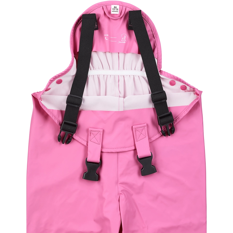 Sterntaler Regenträgerhose ungefüttert hortensie
