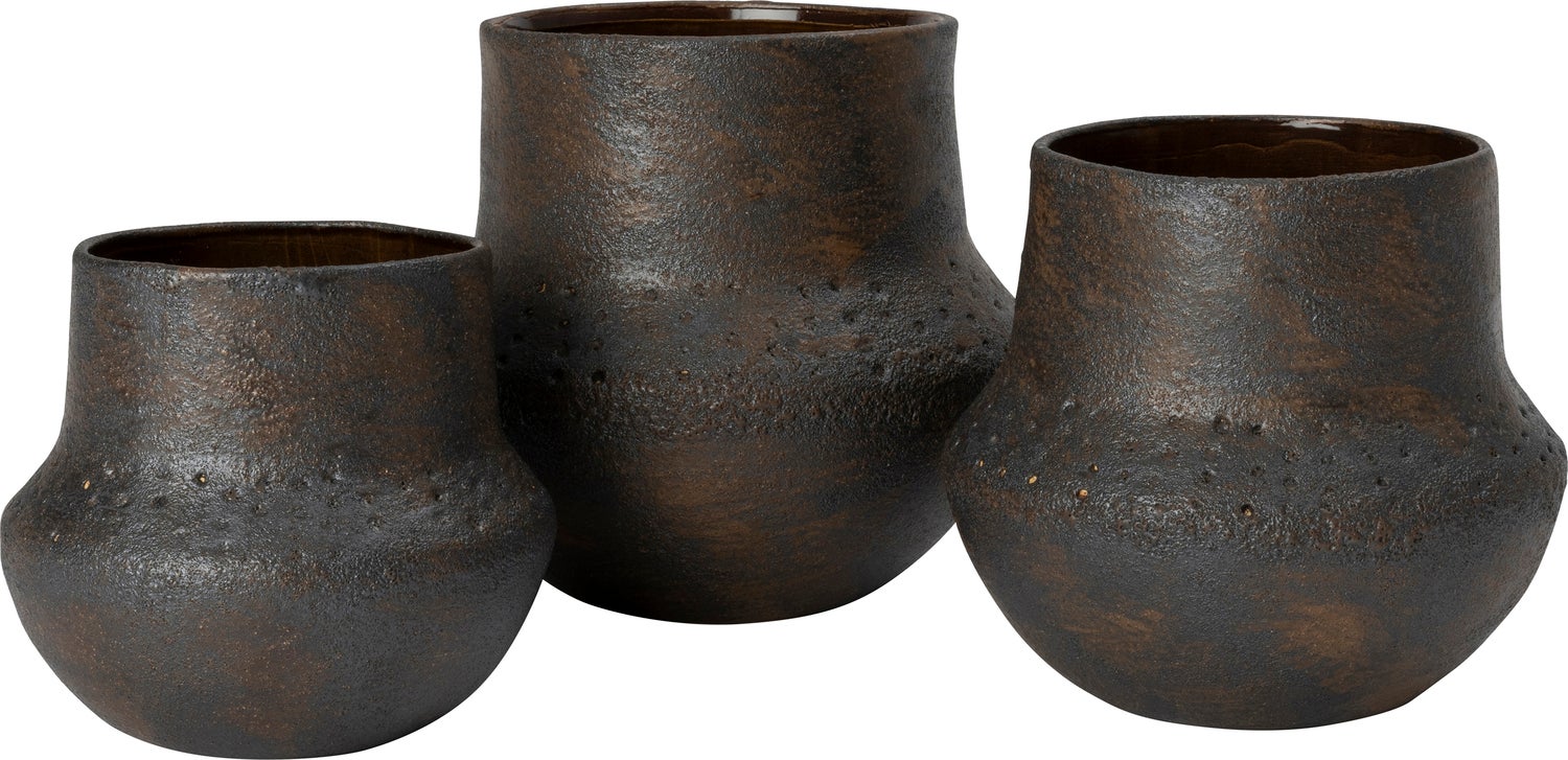 Intratuin bloempot Jaya bruin D 22 H 21 cm