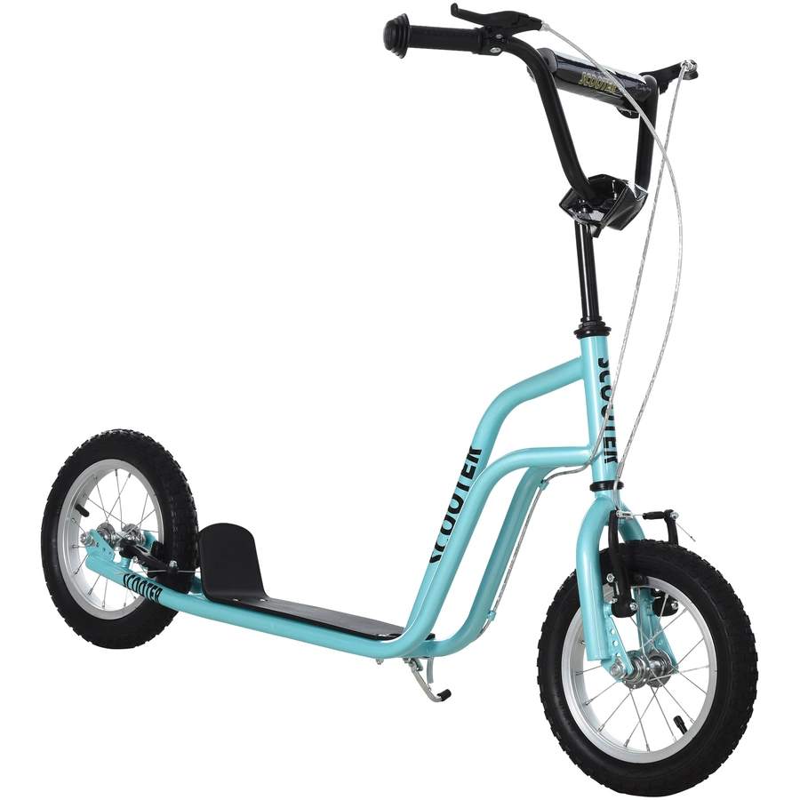 HOMCOM Kinderroller mit höhenverstellbaren Lenker blau