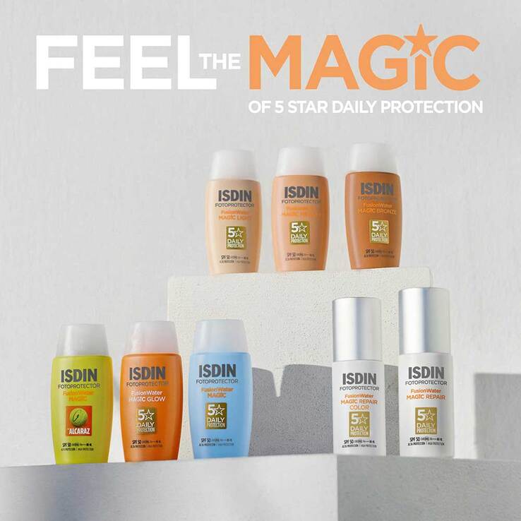 ISDIN Fotoprotector Fusion Water Magic glow LSF 50, 50 ml